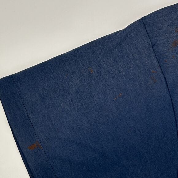 Vintage DCFD Washington DC Fire Department T Shirt Mens M Medium Blue 80s Tee - Picture 7 of 11